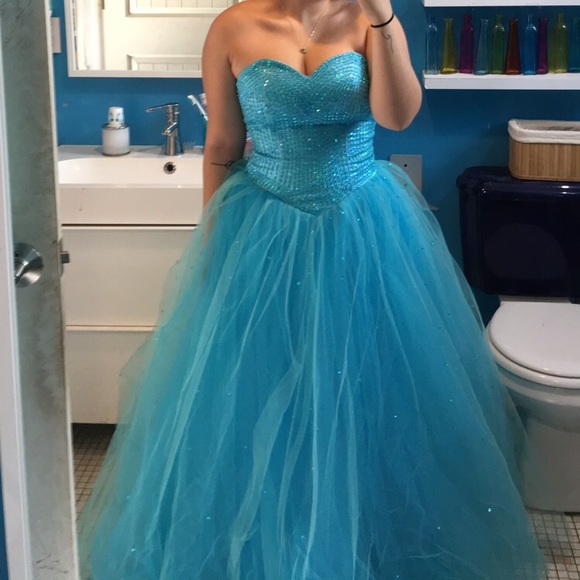 Green Princess Prom Dress
